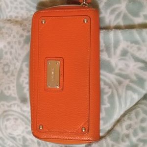 Nine West Orange clutch wallet